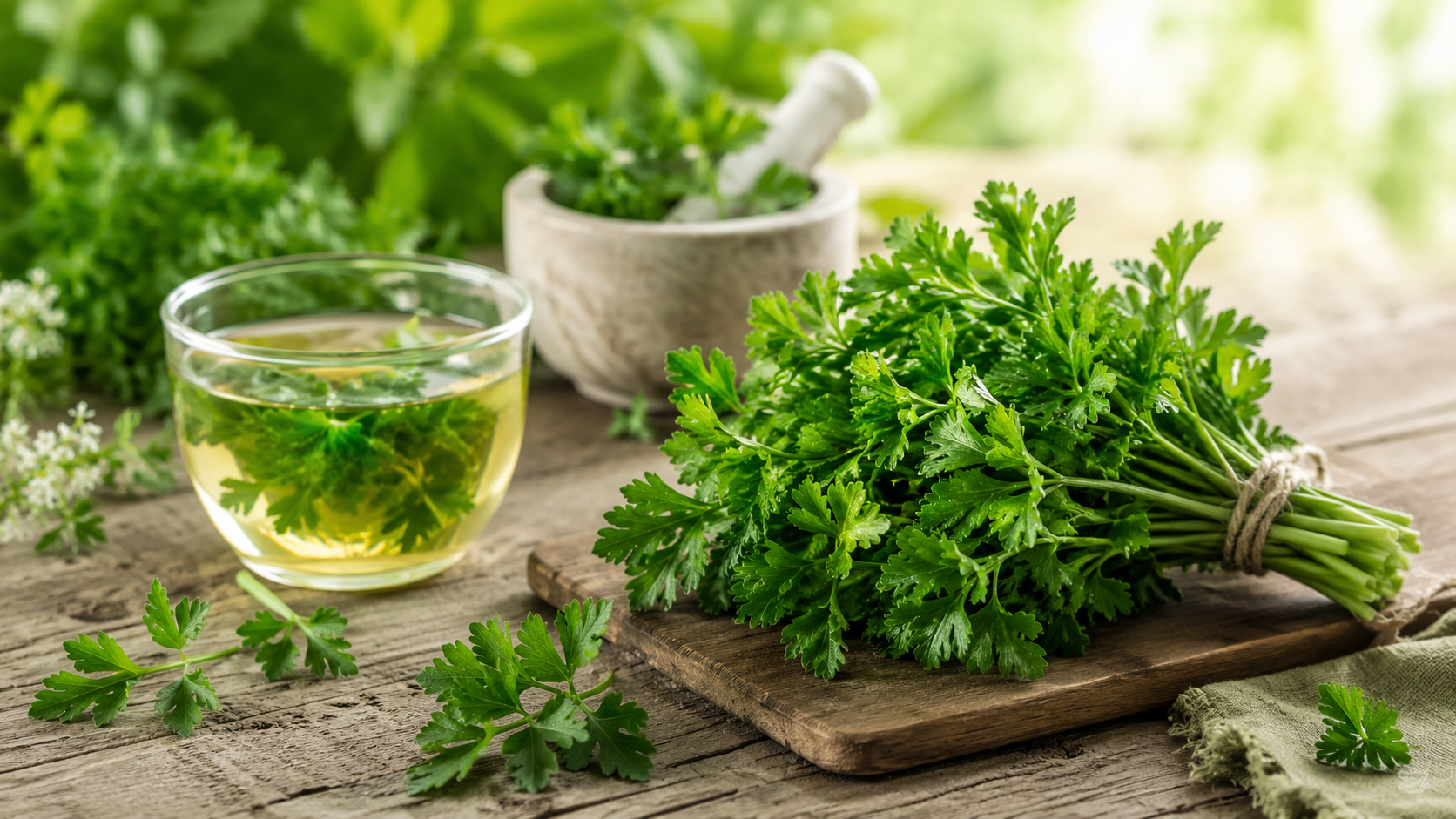 Perejil: propiedades y usos terapéuticos de una planta cotidiana