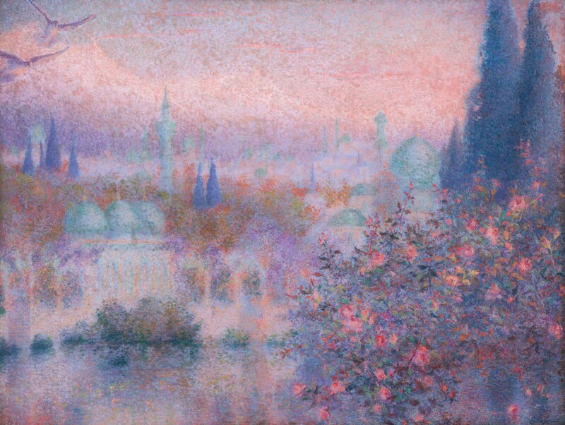Les roses d'Ispahan, par Lucien Lévy Dhurmer (1865-1953)