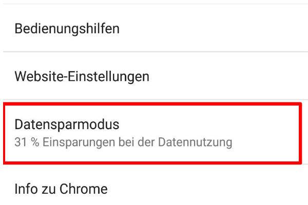 Praxis- Tipp: Datenvolumen sparen