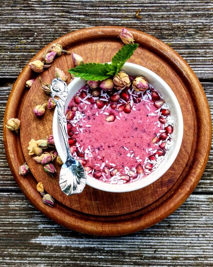 Granatapfel - Kokos - Rose