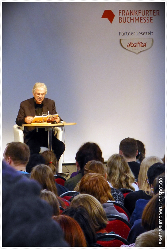 Paul Maar bei der Lesung von "Ein Sams zu viel" im Lesezelt, 17.10.2015