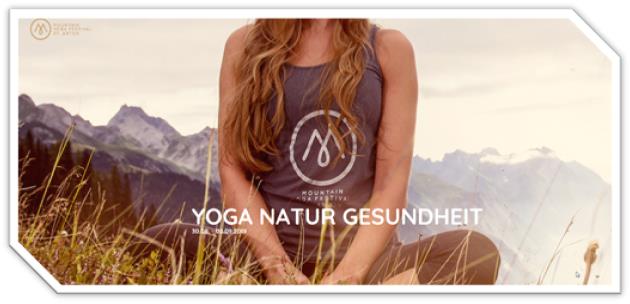 Mountain Yoga Festival vom 30. 8 bis 2. 9. 2018