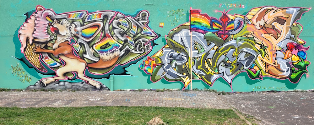 PAT23 & FRAEN LFE-Team - Graffiti Kunst Leipzig 2024