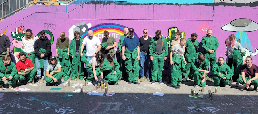 Graffiti Workshop Leipzig Firmen Event Teambuilding Betriebsausflug
