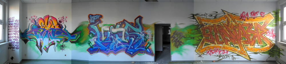 Jame Chr15 & PAT23 "Slayer" - Team Graffiti Kunst Leipzig 2010