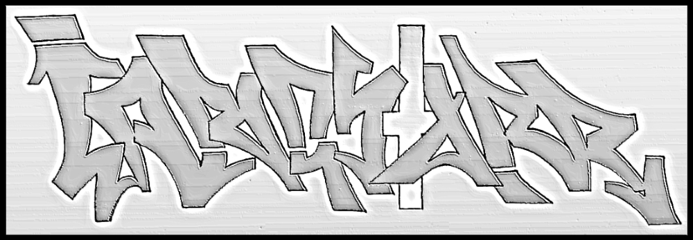 PAT23 "GangStarr" - 180°Rotation (Ambigramm) Graffiti Kunst Leipzig