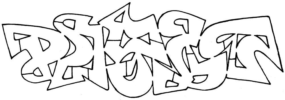 PAT23 - Bleistift/Fineliner Sketch Graffiti Kunst Leipzig