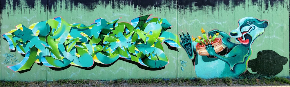 PAT23 & FRAEN LFE-Team - Graffiti Kunst Leipzig 2022
