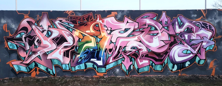 PAT23 Piece - Graffiti Kunst - Leipzig 2025
