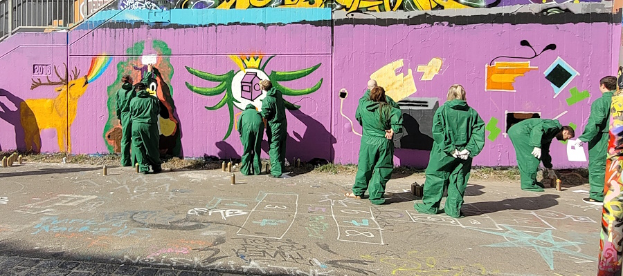 Graffiti Workshop Leipzig Firmen Event Teambuilding Betriebsausflug