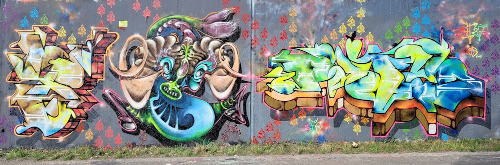 PAT23 & FRAEN LFE-Team - Graffiti Kunst Leipzig 2025