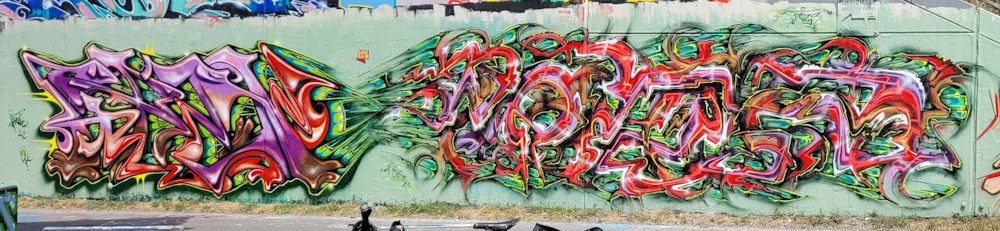PAT23 & FRAEN LFE-Team - Graffiti Kunst Leipzig 2023