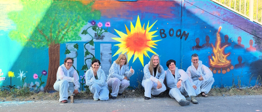 PAT23 Junggesellinnenabschied Graffiti Workshop Leipzig