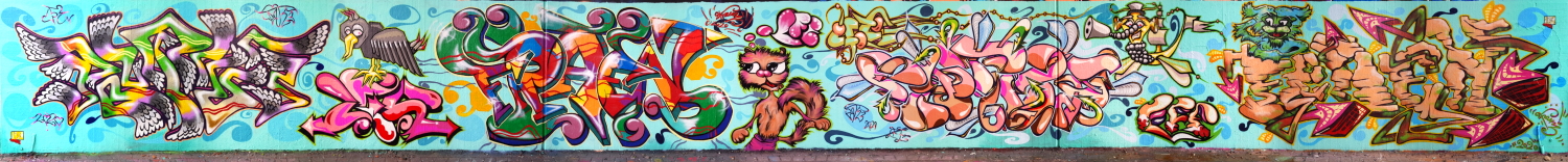 PAT23 & FRAEN LFE-Team - Graffiti Kunst Leipzig 2020