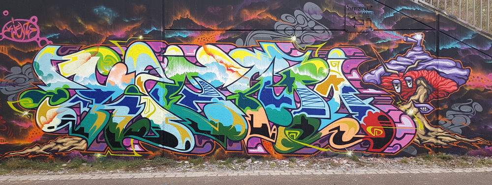 PAT23 "Kiem" Piece - Graffiti Kunst Leipzig 2020