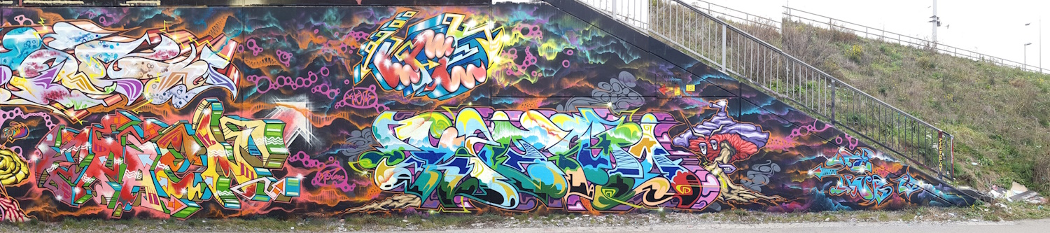 PAT23 & Fraen "Team LFE" Privat Graffiti Event Leipzig 2020