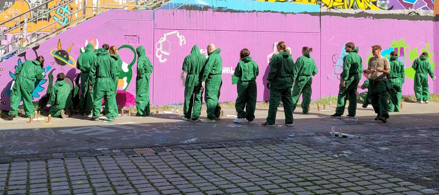 Graffiti Workshop Leipzig Firmen Event Teambuilding Betriebsausflug