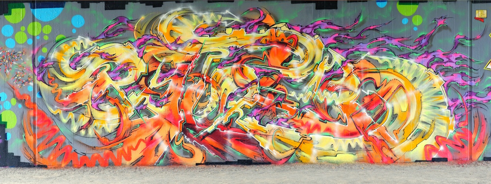 PAT23 Piece - Graffiti Kunst - Leipzig 2022