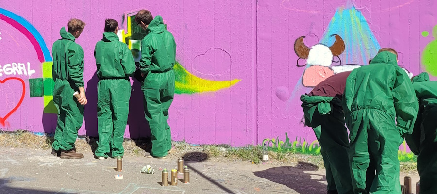PAT23 2022 - Graffiti Projekt Leipzig - Firmen-Teamevent - ressourcenmangel GmbH