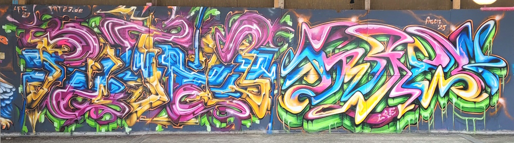 PAT23 & FRAEN LFE-Team - Graffiti Kunst Hannover 2023