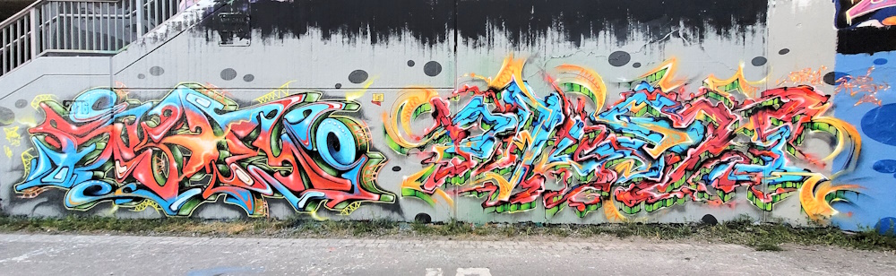 PAT23 & FRAEN LFE-Team - Graffiti Kunst Leipzig 2023