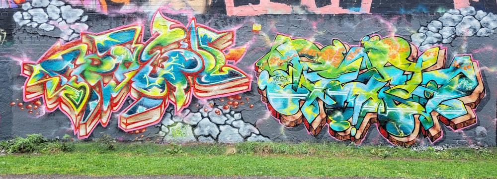 PAT23 & FRAEN LFE-Team - Graffiti Kunst Leipzig 2025