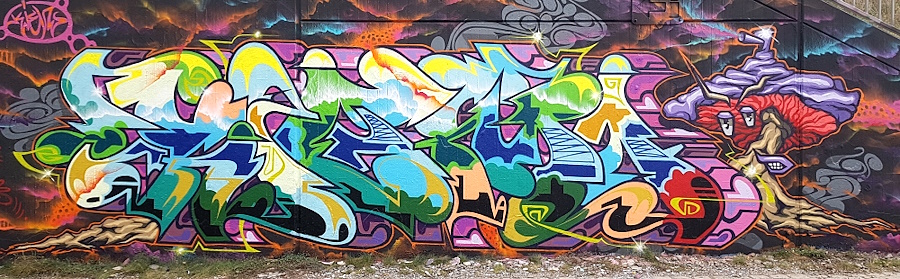 "Kiem" - PAT23 & Fraen "Team LFE" Privat Graffiti Event Leipzig 2020