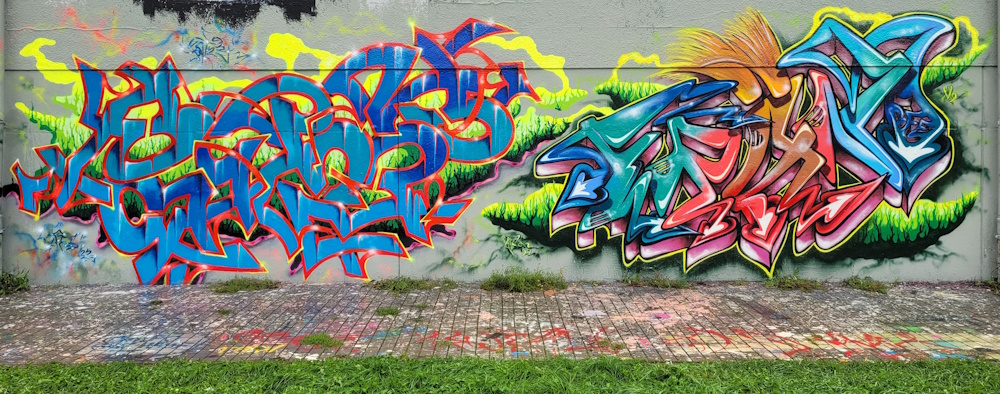 PAT23 & FRAEN LFE-Team - Graffiti Kunst Leipzig 2022