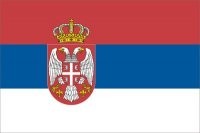 Flagge Serbiens / Zastava Srbije