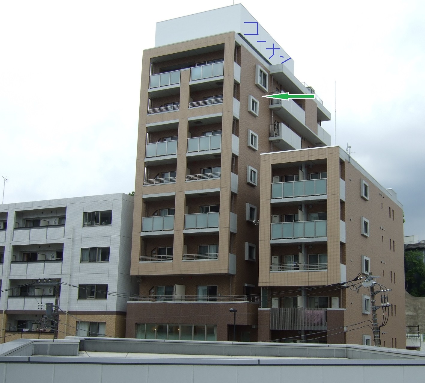 事務所があるﾏﾝｼｮﾝです。
