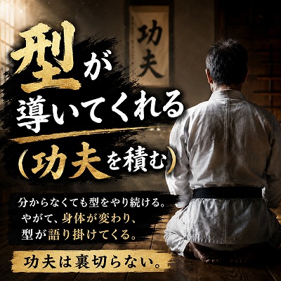 型が導いてくれる（功夫を積む）
