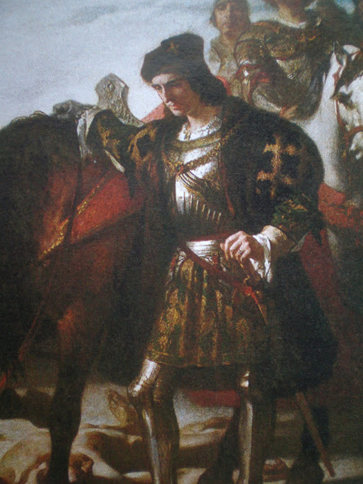 El Gran Capitán Gonzalo Fernandez de Cordoba - Detalle del Cuadro en el Palacio del Senado, Madrid.