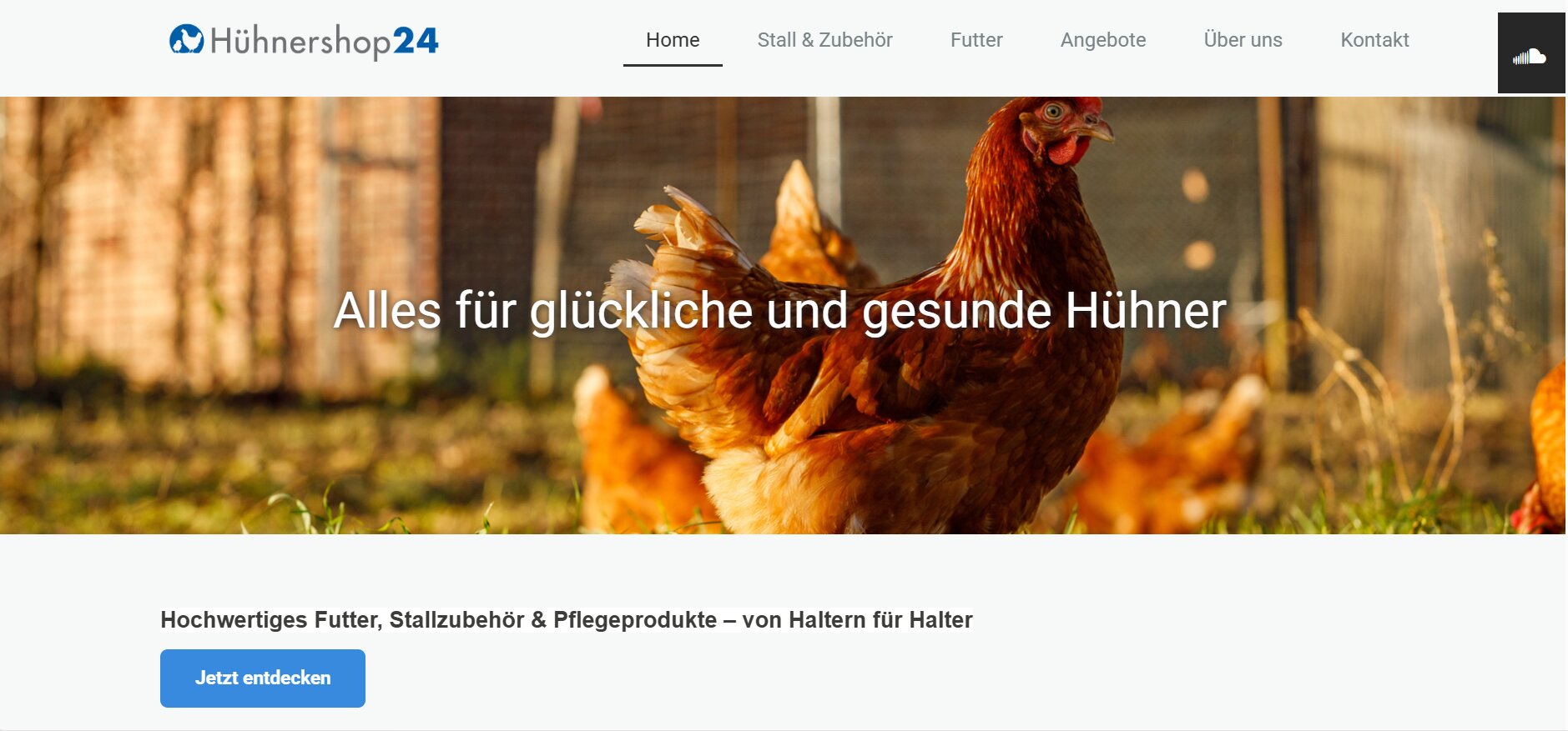 Hühnershop24 ist live – Futtermittel & Zubehör für Geflügelhaltung