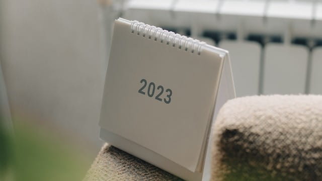 2023年、年末