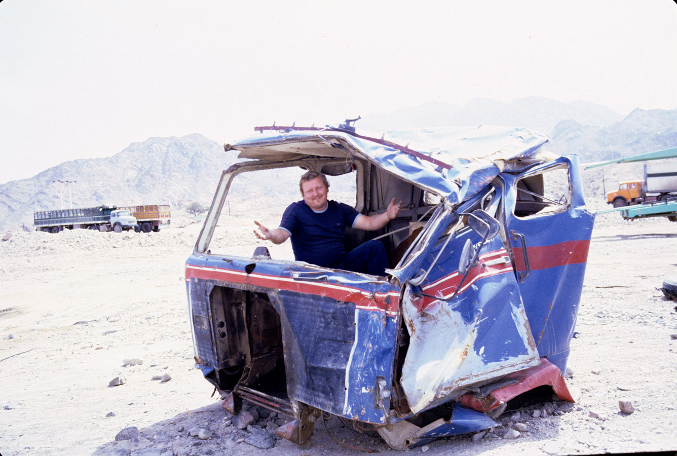 Jordanien, deutscher Trucker, 1988