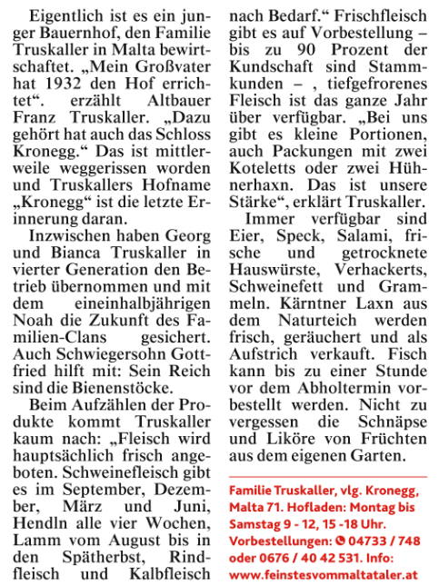 Screenshot Kronen Zeitung