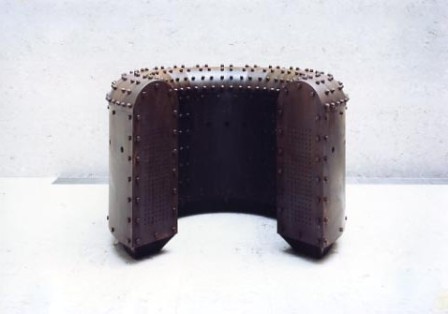 La　Corte 耐候性鋼板・スチール Ｗ2000×Ｄ1770×Ｈ1350 第３回KAJIMA彫刻コンクール KAJIMA銀賞 1994   作家蔵