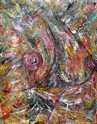 WOMEN HOUSE; 70x50 cm; Öl auf Leinen (Original nicht mehr erhältlich)