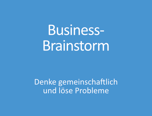 Business-Brainstorm