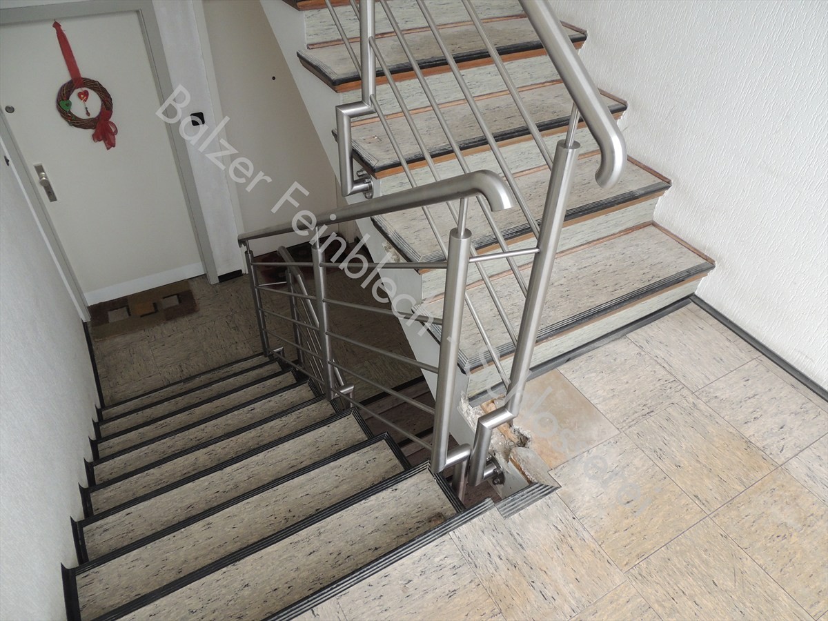 Innengeländer Edelstahl Nachgerüstet