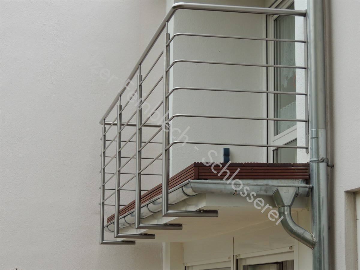 Außengeländer Edelstahl