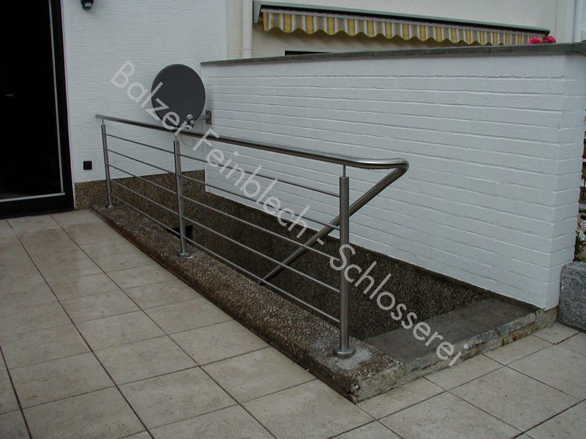 Kellerhalzgeländer, geländer edelstahl