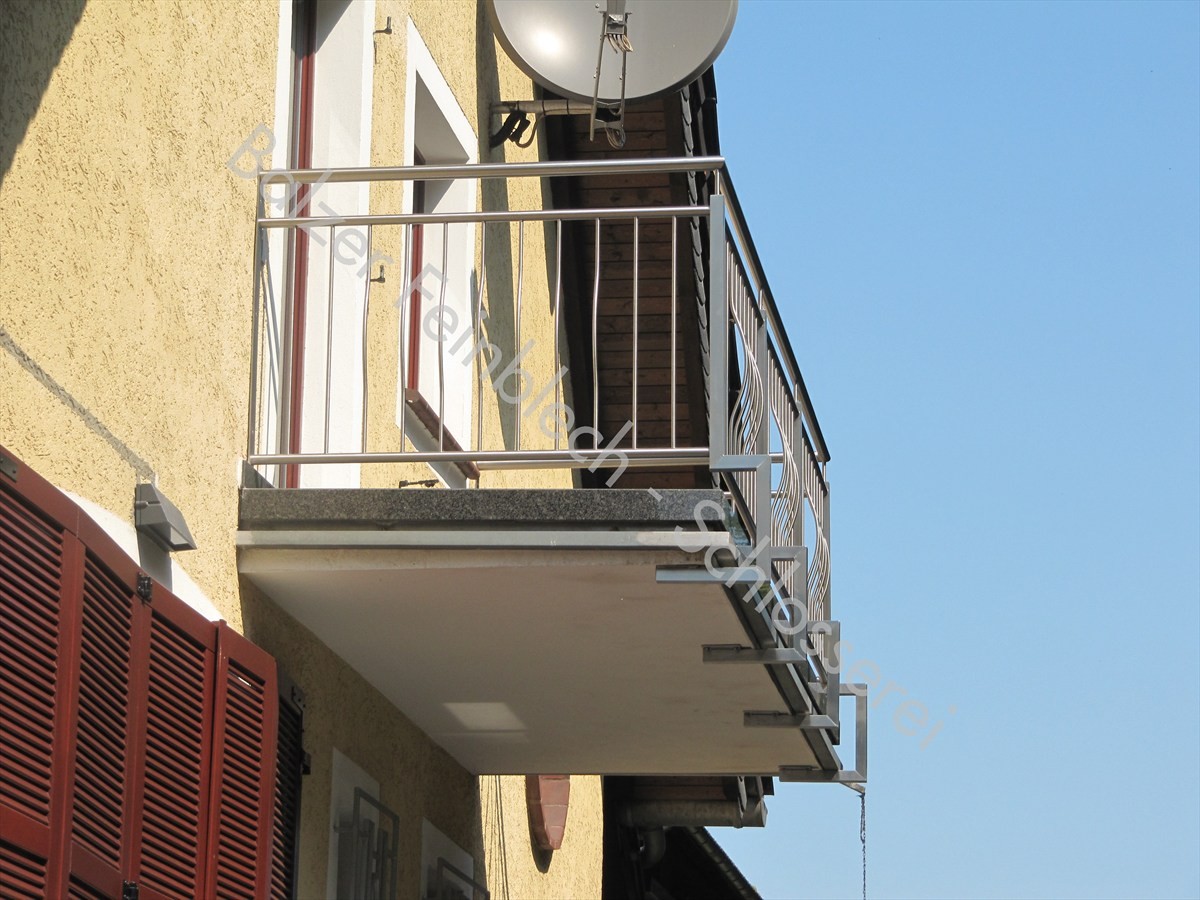 Außengeländer Edelstahl