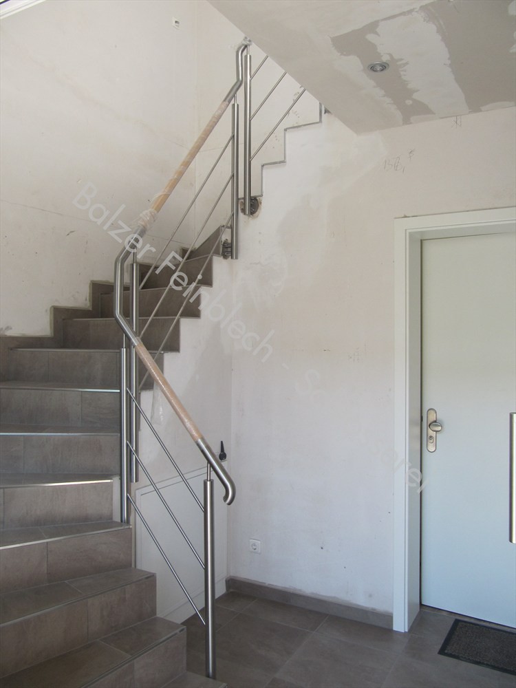 Innengeländer Edelstahl mit Buchehandlauf