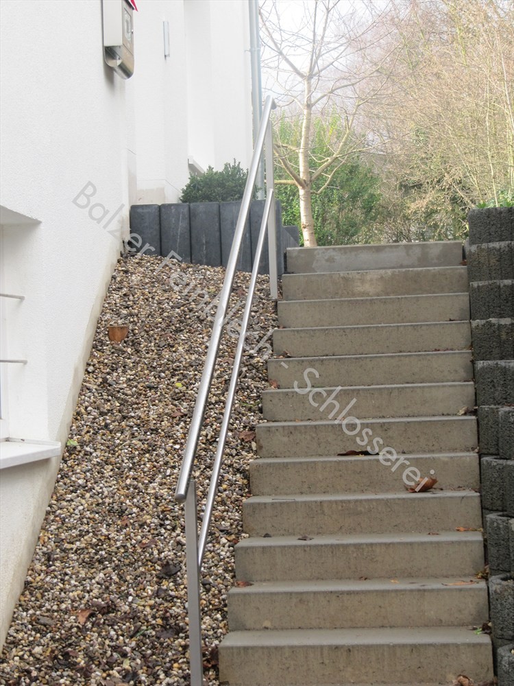Handlauf aus Edelstahl Außen