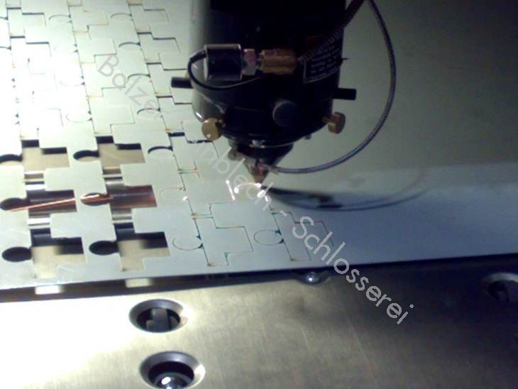 Laser bei Prozess