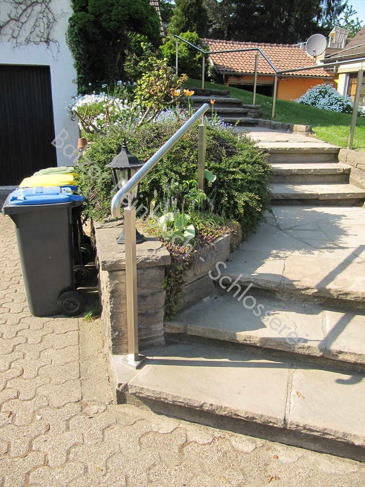 Handlauf aus Edelstahl Außen
