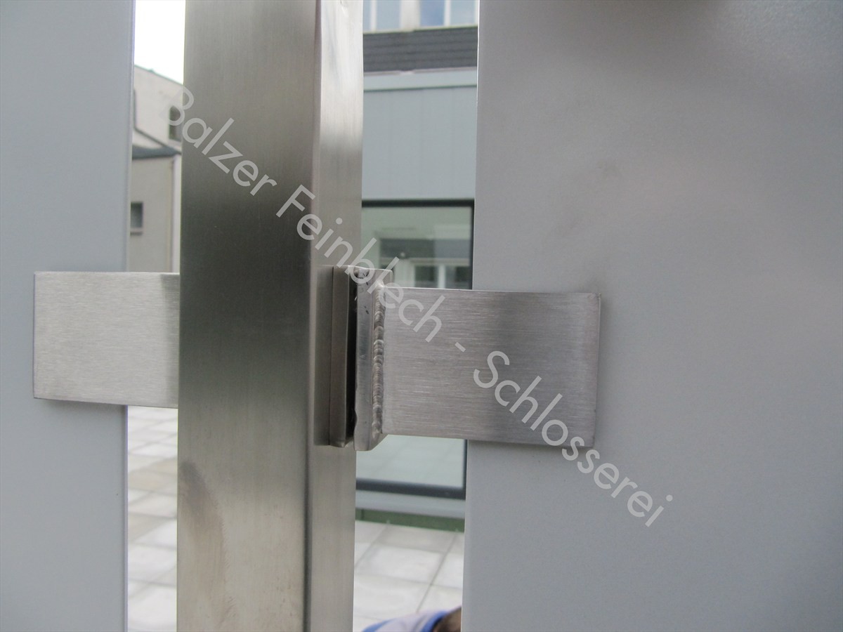 Sichtschutz Edelstahl Alu-Platten Pulverbeschichtet