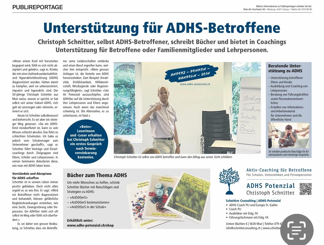 Publireportage Bote der Urschweiz