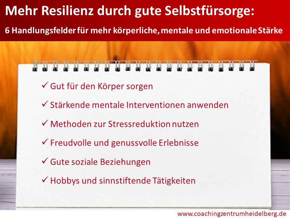 Resilienz durch gute Selbstfürsorge